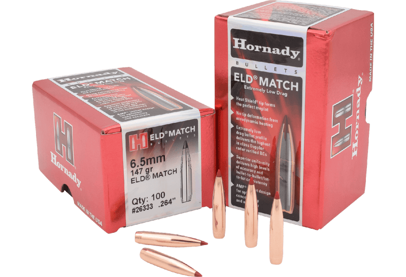 Load image into Gallery viewer, Hornady - 6.5mm (0.264") - 147gr - ELD Match - (100 ct)