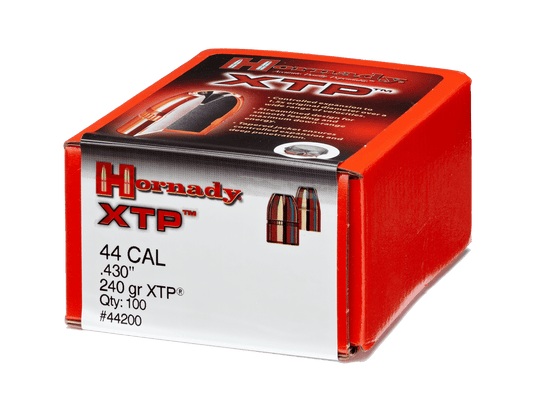 Hornady - .44 Caliber (0.430") - 240gr - HP/XTP - (100 ct)